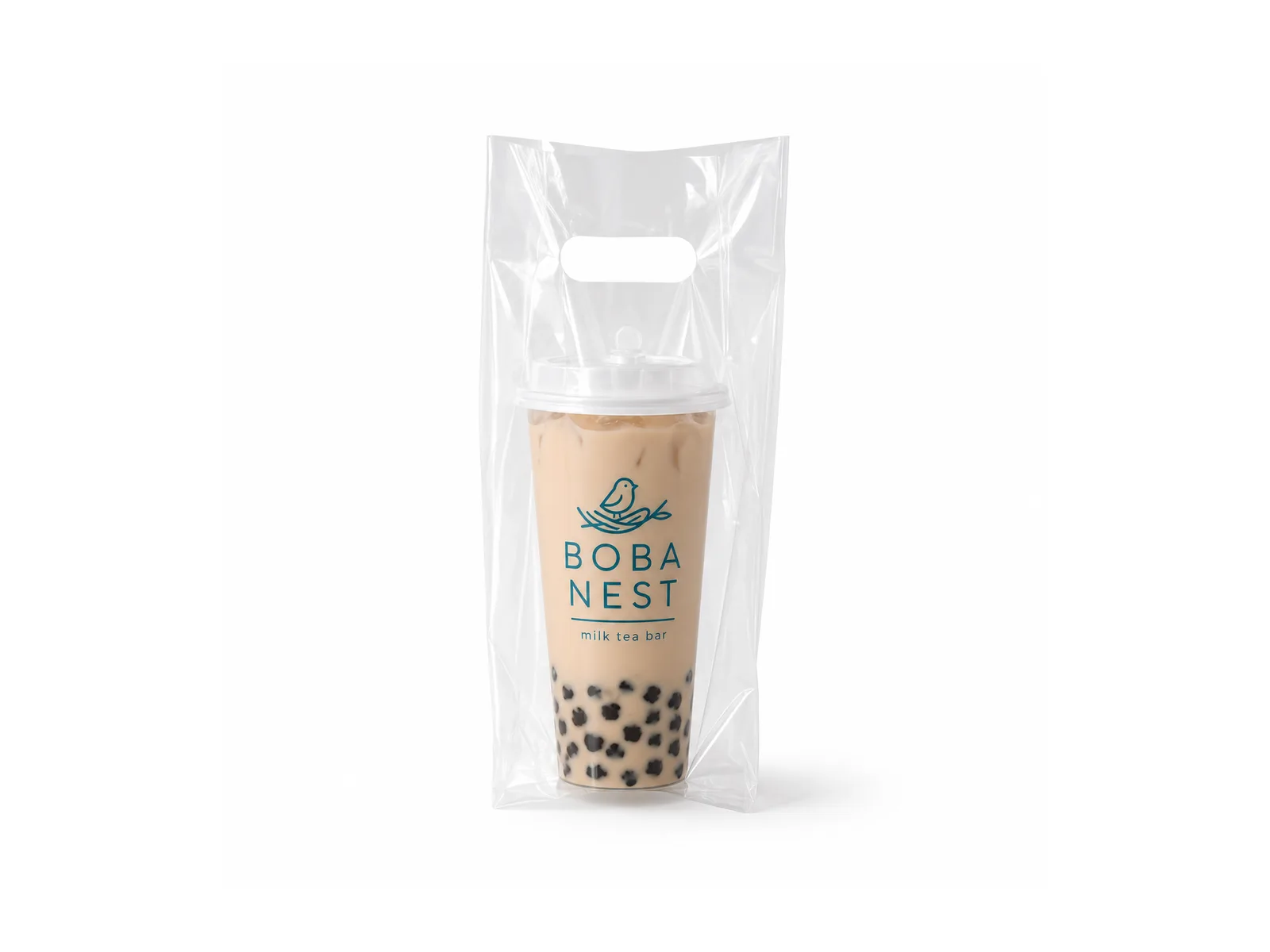 Custom packaging: Custom Clear Beverage Bags