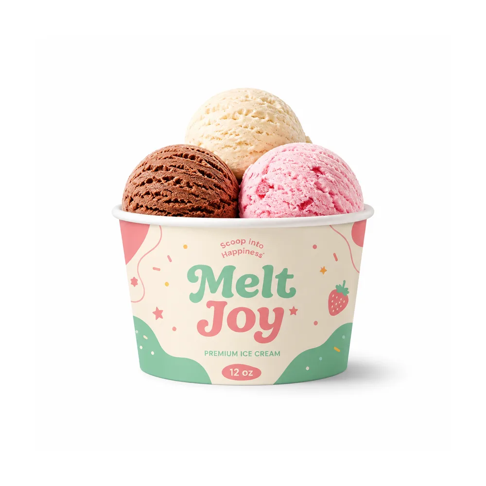 Custom packaging: Custom Ice Cream Cups