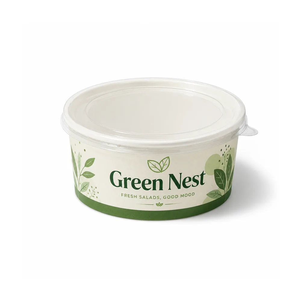 Custom packaging: Custom Paper Salad Bowls